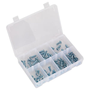 Sealey Socket Screw Assortment 108pc DIN 912 M5-M10 Button Head High Tensile 10.9 Metric