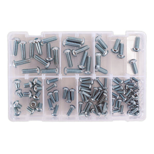 Sealey Socket Screw Assortment 108pc DIN 912 M5-M10 Button Head High Tensile 10.9 Metric