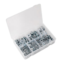 Load image into Gallery viewer, Sealey Flat Washer Assortment 1070pc M5-M16 Form A Metric
