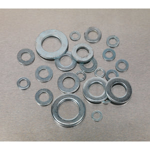 Sealey Flat Washer Assortment 1070pc M5-M16 Form A Metric