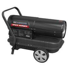 Load image into Gallery viewer, Sealey Space Warmer Paraffin/Kerosene/Diesel Heater 100,000Btu/hr, Wheels
