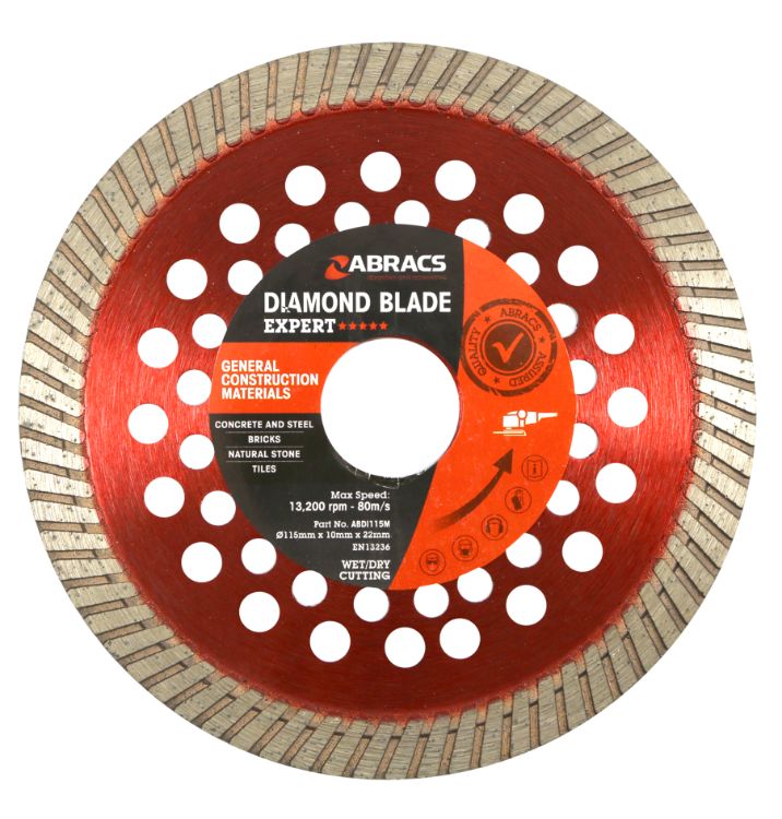 Abracs Diamond Blade 115mm x 10mm x 22mm GCM - Expert
