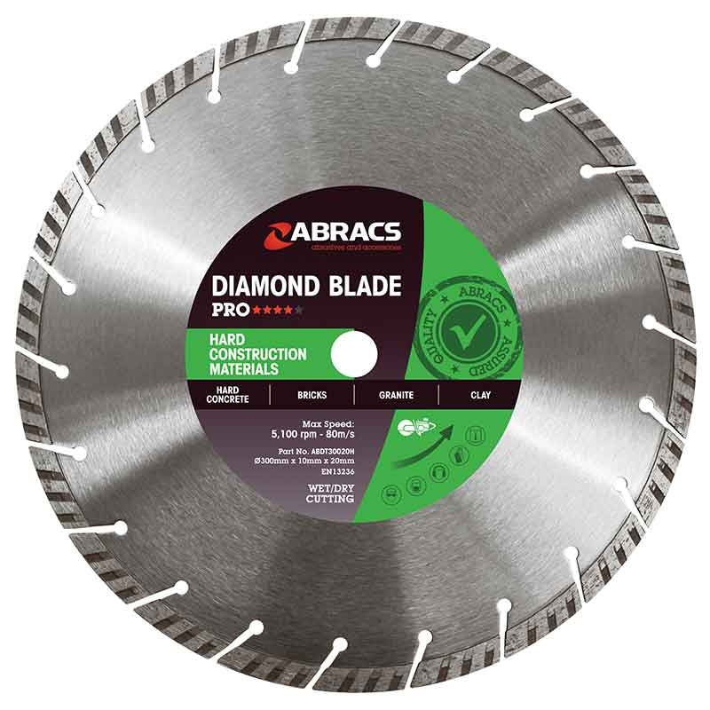 Abracs Diamond Blade 115mm x 10mm x 22mm HCM - Pro