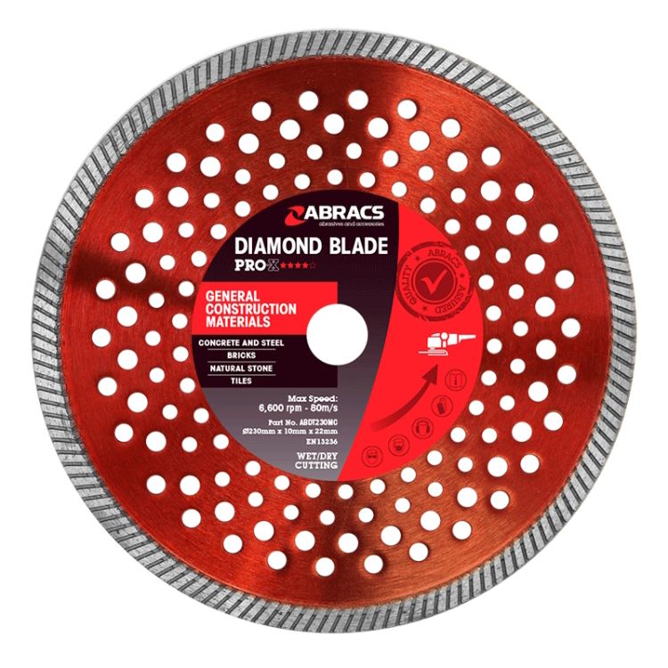 Abracs Diamond Blade 125mm x 10mm x 22mm GCM - Pro-X