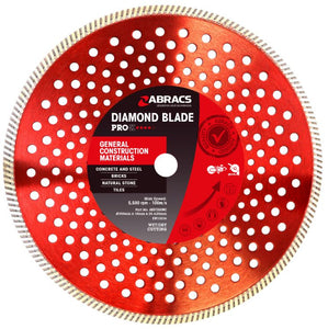 Abracs Diamond Blade 350mm x 10mm x 25.4mm GCM - Pro-X