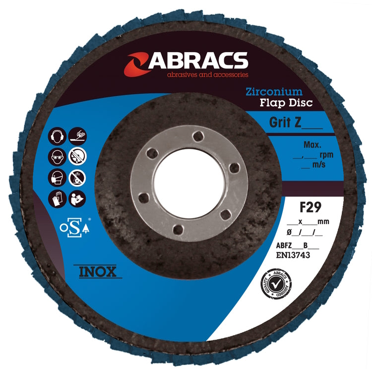 Abracs Zirconium Flap Disc 125mm x 120Grit