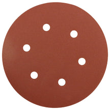 Load image into Gallery viewer, Abracs Hook &amp; Loop Disc 150mm x 60Grit - 6 Holes - Pack 25
