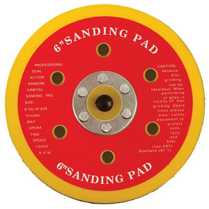 Abracs Hook & Loop Backing Pad 150mm x 5/16 UNF 0 Holes