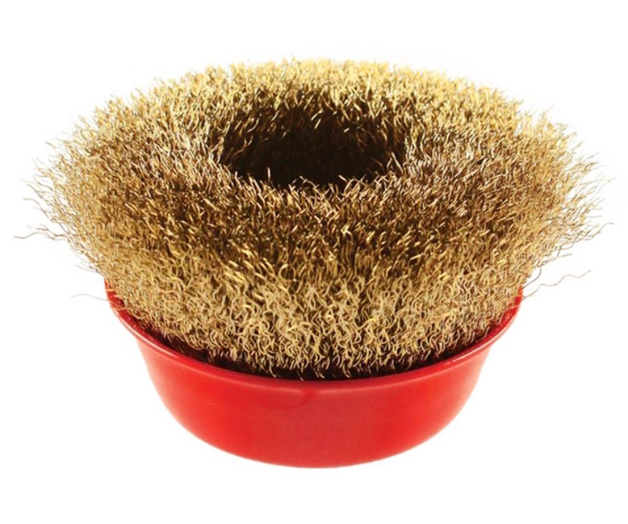 Abracs Wire Brush Crimp Cup 75mm x M10 x 1.5