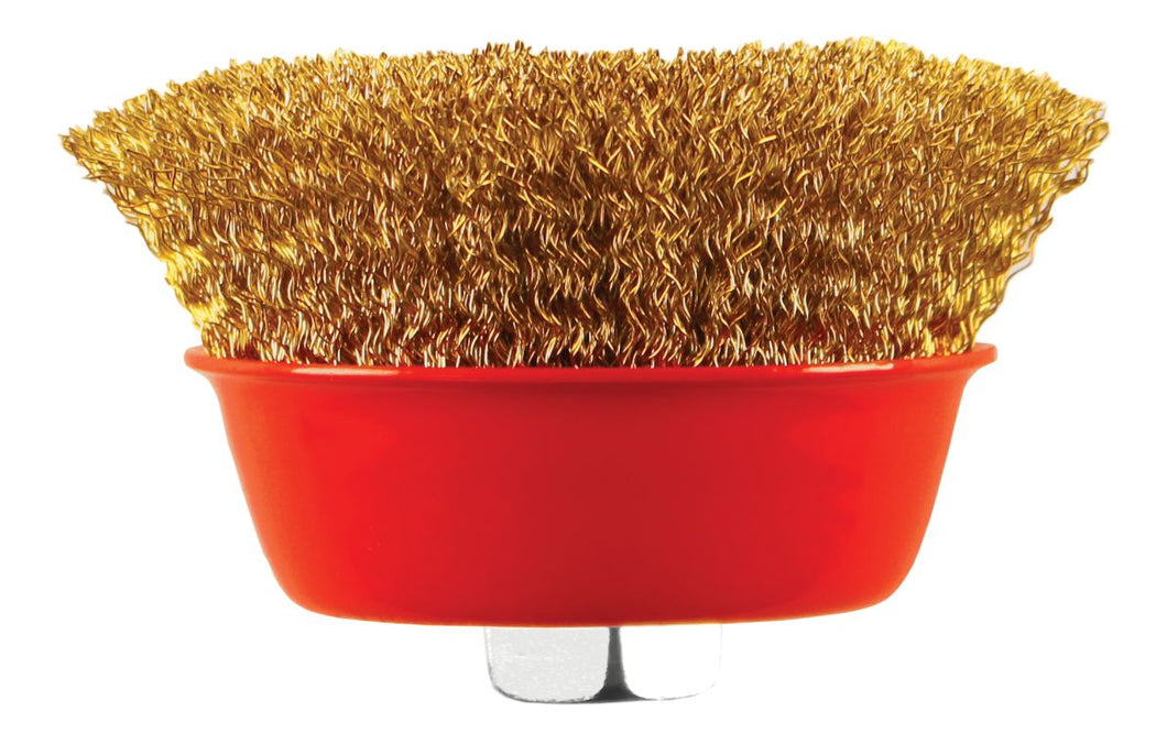 Abracs Wire Brush Crimp Cup 75mm x M14