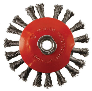 Abracs Twist Knot Bevel Wire Brush 100mm x M14