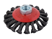 Load image into Gallery viewer, Abracs Twist Knot Bevel Wire Brush 100mm x M14

