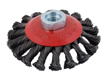 Load image into Gallery viewer, Abracs Twist Knot Bevel Wire Brush 115mm x M14
