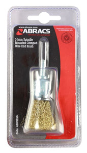 Abracs Spindle Mounted End Wire Brush 24mm