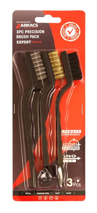 Abracs 3pc Spark Plug Wire Brush Set