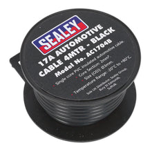 Load image into Gallery viewer, Sealey Automotive Cable Thick Wall 17A - 4M Black
