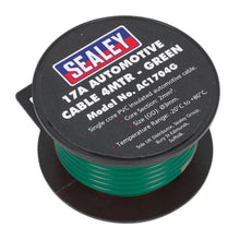 Load image into Gallery viewer, Sealey Automotive Cable Thick Wall 17A - 4M Green
