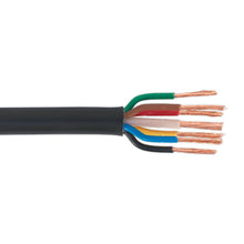 Load image into Gallery viewer, Sealey Automotive Cable Thin Wall 6 x 1mm² 32/0.20mm, 1 x 2mm² 28/0.30mm - 30M Black
