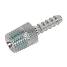 Load image into Gallery viewer, Sealey Screwed Tailpiece Male 1/4"BSPT - 3/16" Hose - Pack of 5
