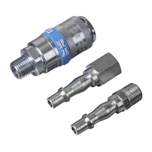 Load image into Gallery viewer, Sealey Air Tool Coupling Kit 3pc 1/4"BSP
