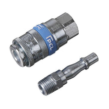 Load image into Gallery viewer, Sealey Air Tool Coupling Kit 2pc 1/4"BSP
