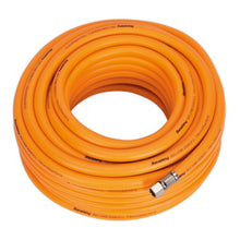 Load image into Gallery viewer, Sealey Air Hose 8mm x 20M, 1/4"BSP Unions Hybrid High-Visibility
