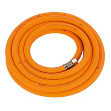 Load image into Gallery viewer, Sealey Air Hose 10mm x 5M, 1/4"BSP Unions Hybrid High-Visibility
