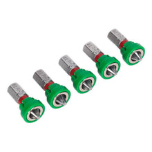 Load image into Gallery viewer, Sealey Power Tool Bit Phillips #2, Magnetic Holder S2 25mm - Pack of 5 (Premier)
