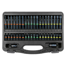 Load image into Gallery viewer, Sealey TRX-Star*/Hex/Spline Bit Set Impact 42pc 3/8&quot; &amp; 1/2&quot; Sq Drive (Premier)
