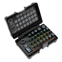 Load image into Gallery viewer, Sealey TRX-Star*/Hex/Spline Bit Set Impact 28pc 3/8&quot; &amp; 1/2&quot; Sq Drive (Premier)
