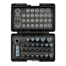 Load image into Gallery viewer, Sealey TRX-Star*/Hex/Spline Bit Set Impact 28pc 3/8&quot; &amp; 1/2&quot; Sq Drive (Premier)
