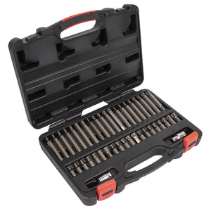 Sealey TRX-Star*/Hex/Spline Bit Set 42pc 3/8" & 1/2" Sq Drive (Platinum Series) (Premier)