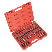 Load image into Gallery viewer, Sealey Spline Socket Bit Set 26pc 1/2&quot; Drive (Premier)
