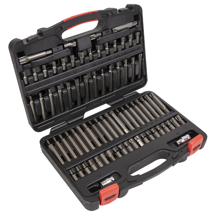 Sealey TRX-Star*/Security TRX-Star*/Hex/Ribe/Spline Bit Set 74pc 3/8