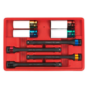 Sealey Torque Stick & Aluminium Wheel Impact Socket Set 8pc 1/2" Drive