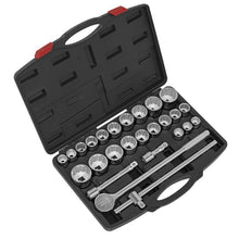 Load image into Gallery viewer, Sealey Socket Set 26pc 3/4&quot; Drive 12pt WallDrive (Premier)
