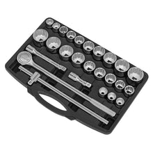 Load image into Gallery viewer, Sealey Socket Set 26pc 3/4&quot; Drive 12pt WallDrive (Premier)

