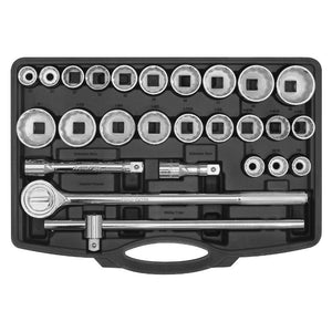 Sealey Socket Set 26pc 3/4" Drive 12pt WallDrive (Premier)