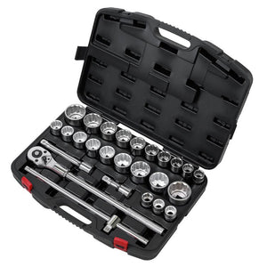 Sealey Socket Set 26pc 3/4" Drive 12pt WallDrive Hardened/Tempered (Premier)