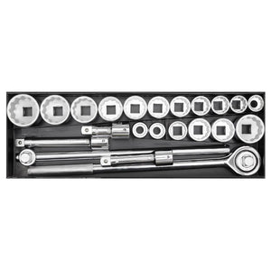 Sealey Socket Set 22pc 3/4" Drive 12pt WallDrive (Premier)