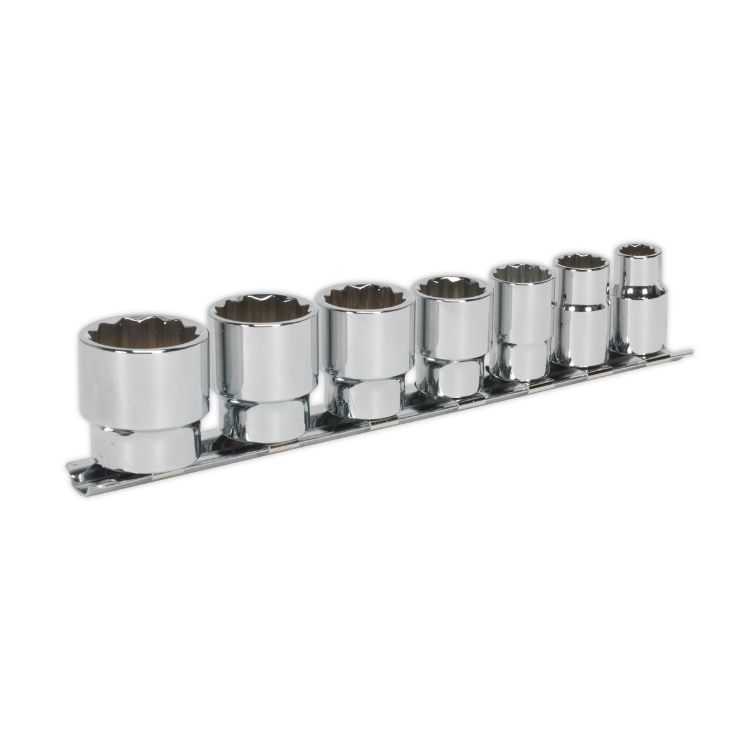 Sealey Socket Set 7pc 3/8