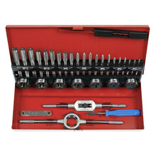 Load image into Gallery viewer, Sealey Tap &amp; Die Set 32pc Split Dies - Metric
