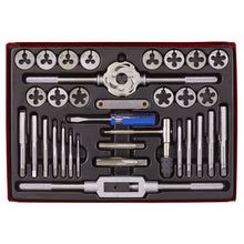 Load image into Gallery viewer, Sealey Tap &amp; Die Set 33pc Split Dies - Metric/UNF/BSP
