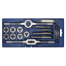 Load image into Gallery viewer, Sealey Tap &amp; Die Set 17pc - Metric
