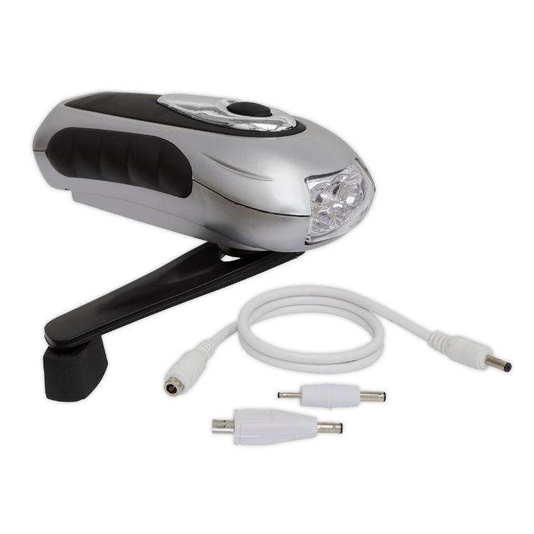 Sealey Wind-Up Torch 3 LED Rechargeable