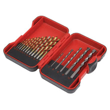 Load image into Gallery viewer, Sealey HSS/Masonry Drill Bit Set 17pc
