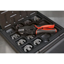 Load image into Gallery viewer, Sealey Ratchet Crimping Tool, Jaws and Storage Case
