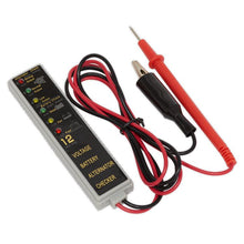 Load image into Gallery viewer, Sealey Battery &amp; Alternator Tester 12V LED
