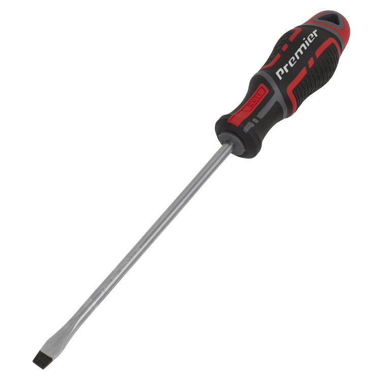 Sealey Screwdriver Slotted 6 x 150mm - GripMAX (Premier)