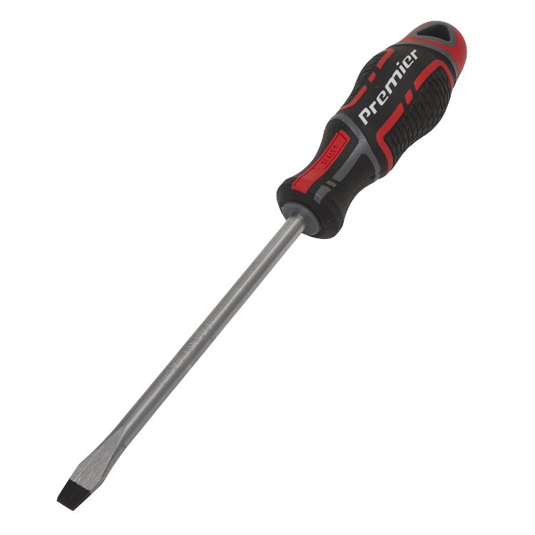 Sealey Screwdriver Slotted 8 x 150mm - GripMAX (Premier)
